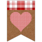 Herfst van de herfst Bride Rustic Vlaggetjes (Tweede vlag)