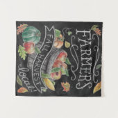 Herfst van de landbouwer Harvest Chalkboard Wandkleed (Voorkant (horizontaal))