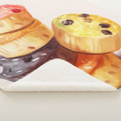 Herfst van de Muffin Tower Sherpa Deken (3/4)