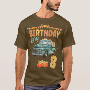 Herfst van de pompoen Birthday Truck Outfits 2352 T-shirt