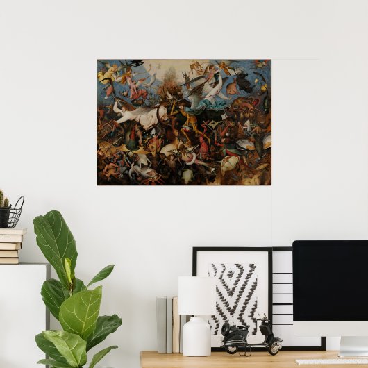 Herfst van de Rebel Angels door Pieter Bruegel Poster (Thuiskantoor)