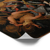 Herfst van de Rebel Angels door Pieter Bruegel Poster (Hoek)