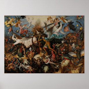 Herfst van de Rebel Angels door Pieter Bruegel Poster