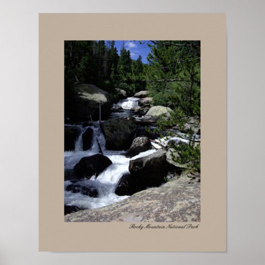 Herfst van het nationale park Rocky Mountain Poster (Voorkant)