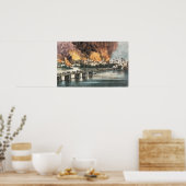 Herfst van Richmond van 2 april 1865 Poster (Keuken)