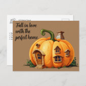 Herfst Vastgoedmarketing Briefkaart (Voorkant / Achterkant)