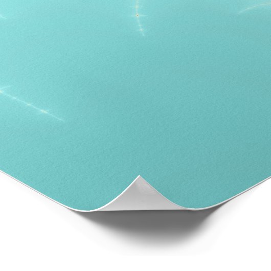 Herfst ventilator - fractale kunst poster (Hoek)