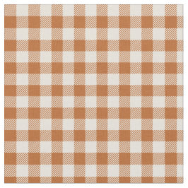 Herfst Verbrand Oranje Gingham Patroon Herfst Scho Stof