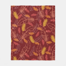 Herfst Veren Fleecedeken Fleece Deken