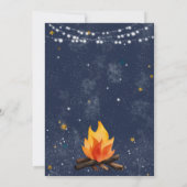 Herfst Verjaardag zijn S'mores Fun Campfire Kaart (Achterkant)