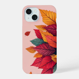 Herfst verlaat design hoesje iPhone 15 hoesje