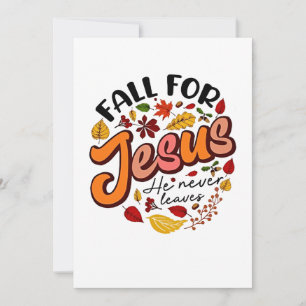 Herfst verlaat nooit de Herfst Thanksgiving Kaart
