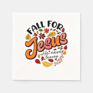 Herfst verlaat nooit de Herfst Thanksgiving Servet