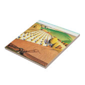 Herfst Verlichting, prima kunst Amerikaans schilde Tegeltje (Zijkant)