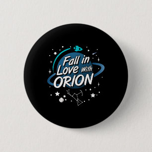 Herfst verliefd op Orion sterrenbeeld Astrologie N Ronde Button 5,7 Cm