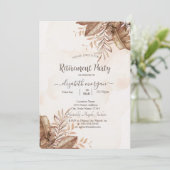 Herfst verlofpartij kaart (Staand voorkant)