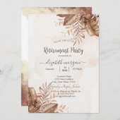 Herfst verlofpartij kaart (Voorkant / Achterkant)