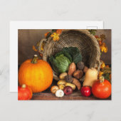 Herfst verse producten briefkaart (Voorkant / Achterkant)