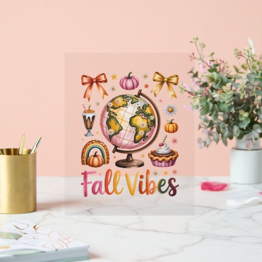 Herfst Vibes Acryl Bord (Huwelijk)