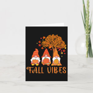 Herfst Vibes Autumn Season Thanksgiving Pumpkin Kaart