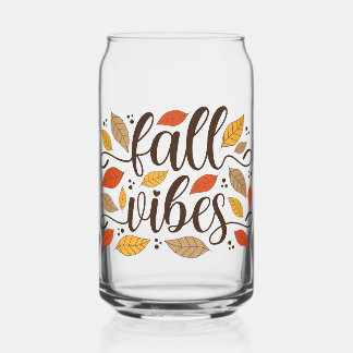 Herfst Vibes Blikvorm Glas