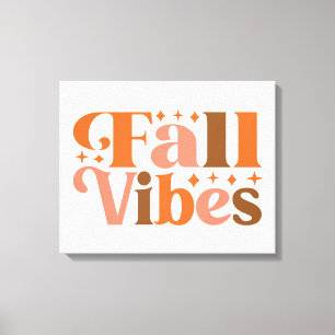 Herfst Vibes Canvas Afdruk