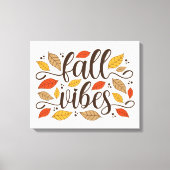 Herfst Vibes Canvas Afdruk (Voorkant)