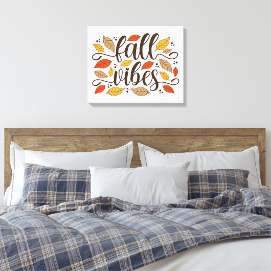 Herfst Vibes Canvas Afdruk (Insitu (Slaapkamer))