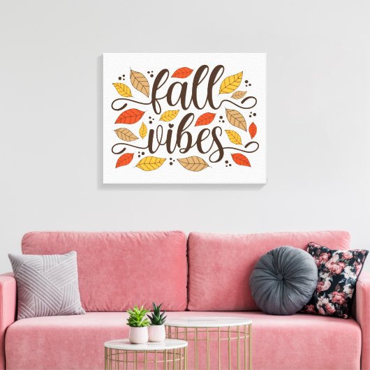 Herfst Vibes Canvas Afdruk (Insitu (Woonkamer))