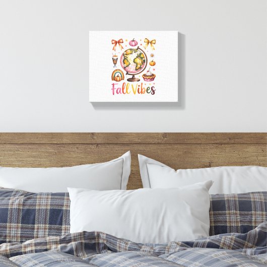Herfst Vibes Canvas Afdruk (Insitu (Slaapkamer))