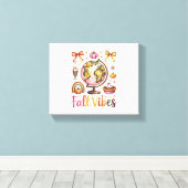 Herfst Vibes Canvas Afdruk (Insitu (Houten vloer))