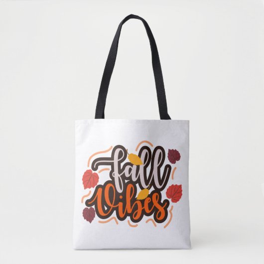 Herfst Vibes Canvas tas (Voorkant)