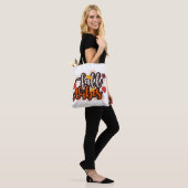 Herfst Vibes Canvas tas (Op model)