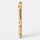 Herfst Vibes Deer Maple Leaves Pompoen eikels iPhone Hoesje (Linkerkant)