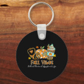 Herfst vibes en dat medische instant leven stethos sleutelhanger (Voorkant)