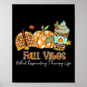 Herfst vibes en die ademhalingstherapie leven long poster (Voorkant)