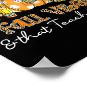 Herfst Vibes en die lerarenleven Apple Pencil Pump Poster (Hoek)