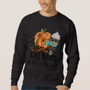 Herfst Vibes en LPN Life Pumpkin Leopard Thanksgiv Trui