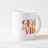 Herfst Vibes Extra Grote Beker (Voorkant rechts)