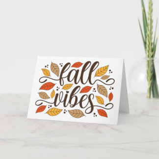 Herfst Vibes Kaart