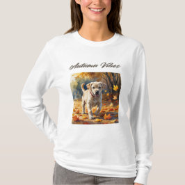 Herfst Vibes Labrador Puppy T-shirt