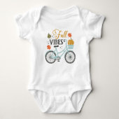 Herfst vibes op de fiets romper (Voorkant)