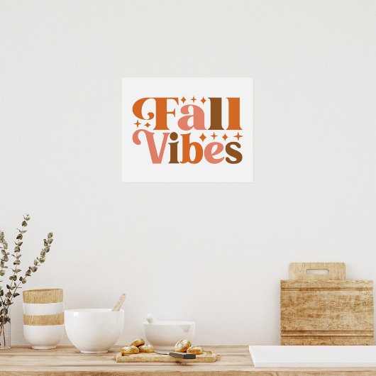 Herfst Vibes Poster (Keuken)
