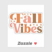 Herfst Vibes Sticker (Vel)