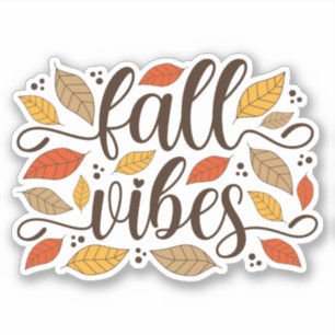 Herfst Vibes Sticker