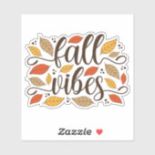 Herfst Vibes Sticker (Vel)