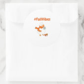 Herfst Vibes Sticker – Schattige Eend Herfst Gezel (Tas)