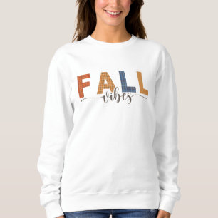Herfst Vibes Sweatshirt, Herfst Crewneck Trui