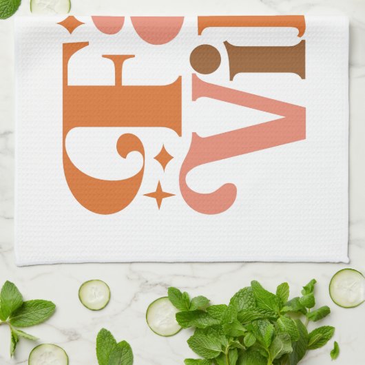 Herfst Vibes Theedoek (Gevouwen)