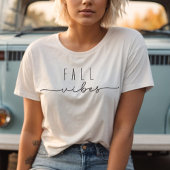 Herfst Vibes Trendy Minimalist T-shirt